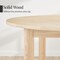 Best Choice Products 47In Round Solid Wood Dining Table, Modern Farmhouse Table For 4, Space Saving, Easy Assembly